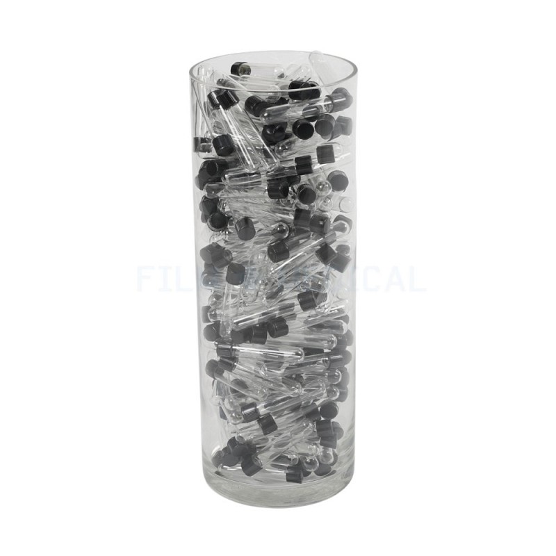 Large Lab Jar  Dressed With Black top Samples 